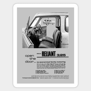 RELIANT 3/25 REGAL - advert Magnet